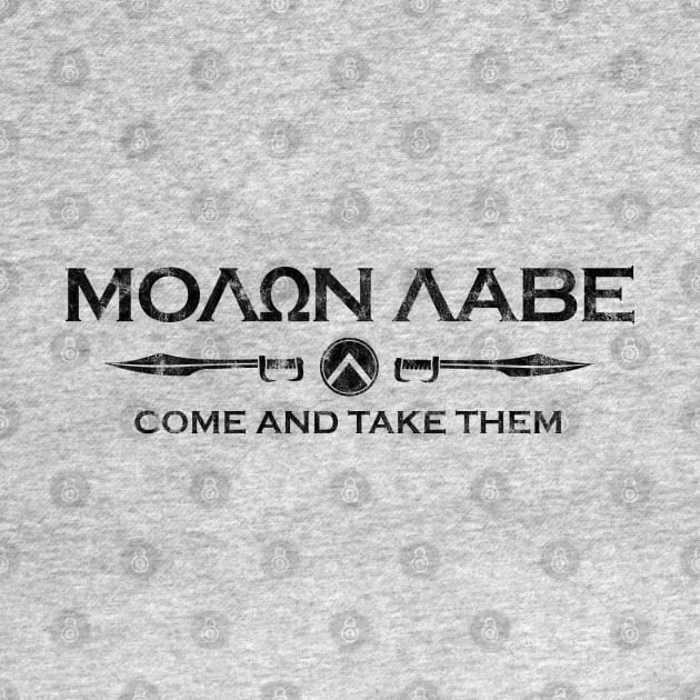 Sparta Gym and Fitness - Molon Labe by Modern Medieval Design